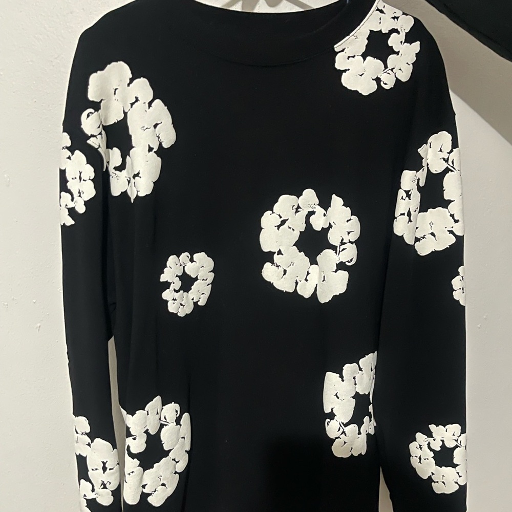 Denim tears long sleeve sweater